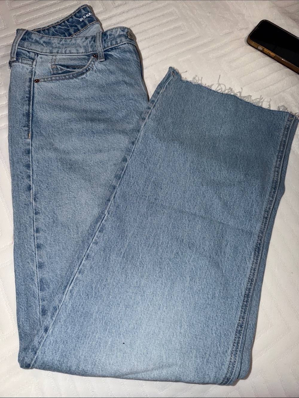 Old Navy Light Blue High-Rise Wide-Leg Jeans